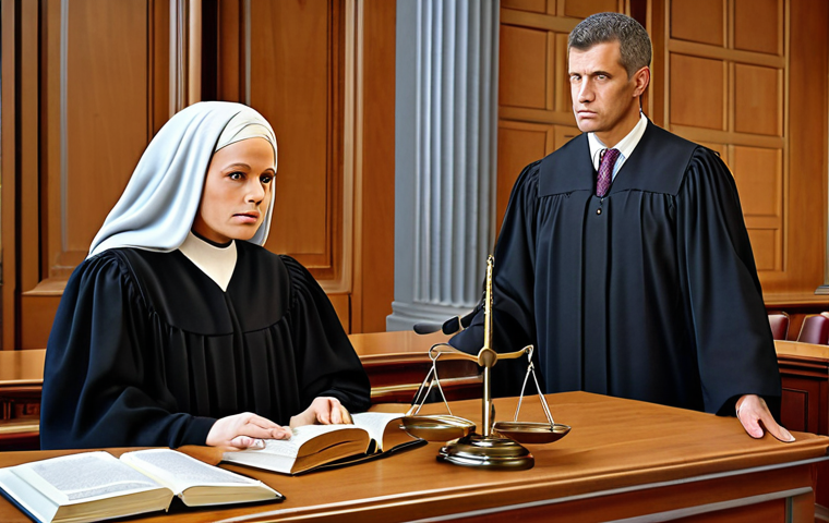 **
> A courtroom scene focusing on administrative law. Emphasize scales of justice symbolizing fairness and equality in government decisions. Include legal books and documents subtly highlighting the "Legaliteitsbeginsel," "Zorgvuldigheidsbeginsel," and "Gelijkheidsbeginsel." The overall tone should be serious yet reassuring, conveying the importance of administrative law in protecting citizens.
**
